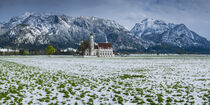 Barocke Kirche St. Coloman im Allgäu von Walter G. Allgöwer