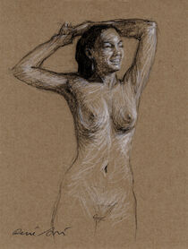 Morning Smiling - Nude Study by RB von Rene Bui