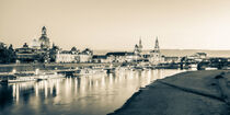 Skyline Dresden mit Frauenkirche und Brühlsche Terrasse   by dieterich-fotografie