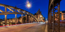 Blaue Stunde in der Speicherstadt in Hamburg  by dieterich-fotografie