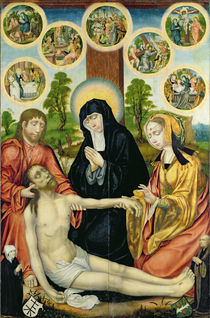 The Lamentation of the Dead Christ by Hamburg Master