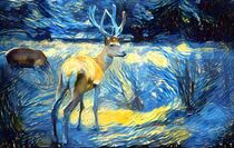 Oh deer, colourful deer von ronxy