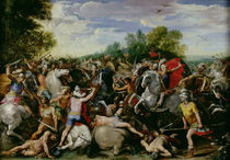 The Victory of Tullus Hostilius  von Guiseppe Cesari