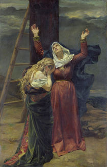 The Virgin at the Foot of the Cross  von Jean Joseph Weerts