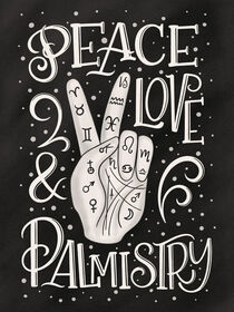 Peace, Love & Palmistry von carolin-magunia