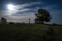 Mondscheinnacht in der Rhön 1 von Holger Spieker