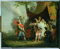 Achilles has a dispute with Agamemnon by Johann Heinrich Tischbein