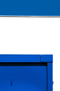 blauer Container von Wolfgang Groner