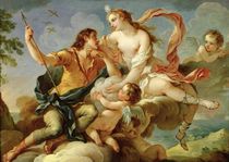 Venus and Adonis  by Charles Joseph Natoire