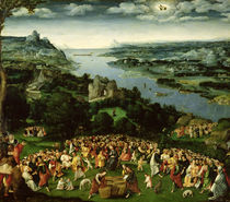 The Feeding of the Five Thousand  von Joachim Patenier or Patinir