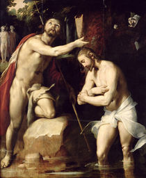 The Baptism of Christ  von Cornelis Cornelisz. van Haarlem