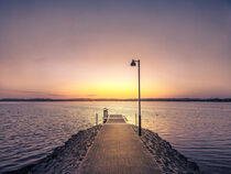 Sonnenaufgang am Cospudener See, Leipzig by lichtbilder