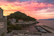 Sonnenuntergang über Kozarica auf Mljet