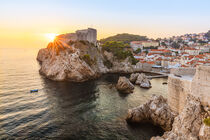 Festung Lovrjenac in Dubrovnik zum Sonnenuntergang von Moritz Wicklein