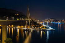 Franjo-Tudman-Brücke bei Nacht von Moritz Wicklein