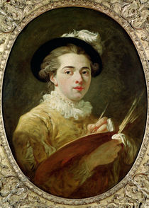 Self Portrait with palette  von Francois Andre Vincent