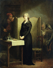 Queen Marie Antoinette in the Conciergerie: The Prayer Table by Charles Louis Lucien Muller
