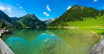 Panoramic view of lake Vilsalpsee by raphotography88