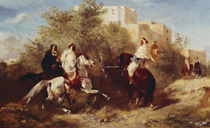 Arab Horsemen  by Eugene Fromentin