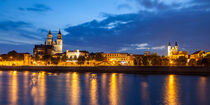 Stadtansicht von Magdeburg mit Dom, Fürstenwall und Kloster von dieterich-fotografie