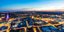 Zentrum von Leipzig bei Nacht von dieterich-fotografie