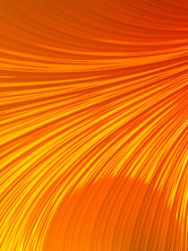 Abstract Fractal Orange Lines von ravadineum