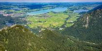 Panorama vom Säuling auf Neuschwanstein by Walter G. Allgöwer