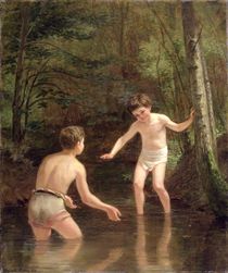 Bathing Boys von Pierre Edouard Frere