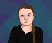 Greta Thunberg von Romina Möller