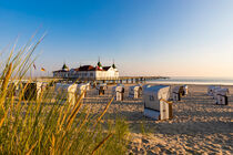 Historische Seebrücke in Ahlbeck auf Usedom von dieterich-fotografie