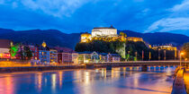 Blaue Stunde Kufstein in Tirol mit der Festung Kufstein von dieterich-fotografie