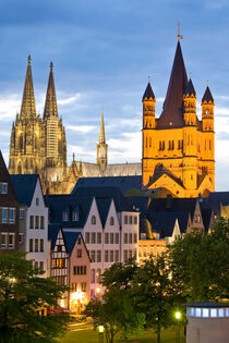 Rheinpromenade und der Kölner Dom in Köln by dieterich-fotografie