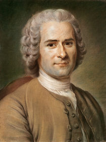 Jean-Jacques Rousseau  by Maurice Quentin de la Tour