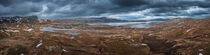 Panorama landscape of Jotunheimen National Park in Norway from above von Bastian Linder