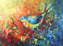 Blue Bird 01 von Miki de Goodaboom