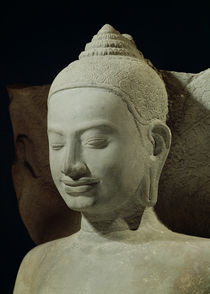 'Buddha in Meditation on the Naga King' by Cambodian