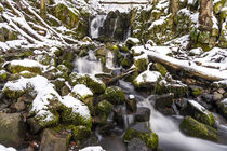 Wasserfall im Winter- Die Teufelsmühle/Rhön 3 von Holger Spieker