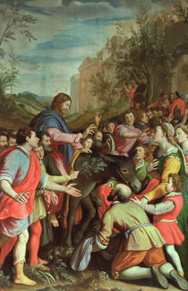 The Entry of Christ into Jerusalem  by Santi di Tito