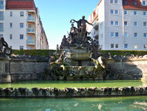 Neptunbrunnen in Dresden Friedrichstadt by Christoph E. Hampel