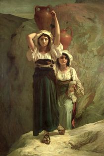 The Girls of Alvito by Antoine Auguste Ernest Herbert or Hebert
