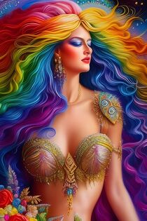 Rainbow Queen by Christine Höfig