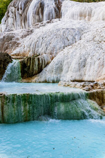 Bagni di San Filippo, eine heiße Thermalquelle in der Toskana, Italien. von Dirk Rüter