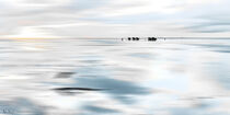 Horse-drawn carriages in the mudflats High_Key_blurred von Manfred Rautenberg