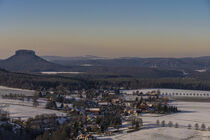 'Winter in der Sächsischen Schweiz- Blick vom Kohlbornstein' by Holger Spieker