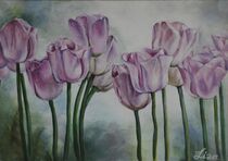 Tulips by Yelyzaveta  Kushnirova