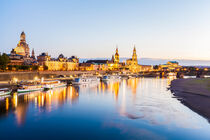 Skyline Dresden in der Nacht von dieterich-fotografie