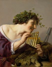 Pan Playing his Pipes  by Paulus Moreelse