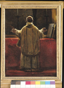 Priest at the Altar  von Francois-Marius Granet