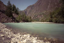 Turquoise Mountain River by Werner Roelandt