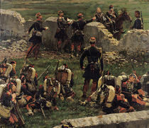 Fragment of the Panorama of the battle of Rezonville  by Jean-Baptiste Edouard Detaille